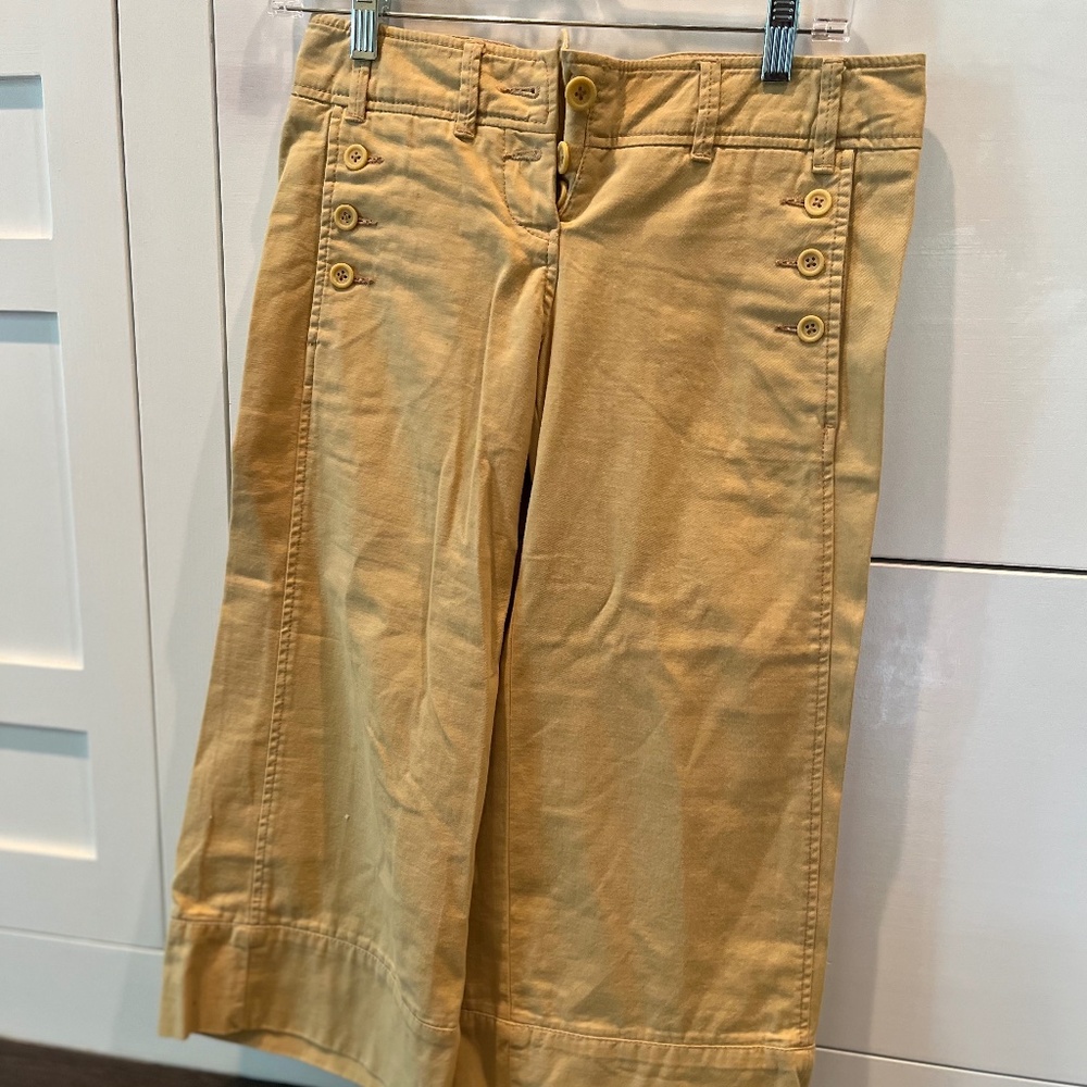 Wide leg capri pants by Sitwell